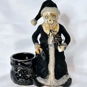 Yankee Candle Boney Bunch Halloween Santa Claus Votive Candle Holder Halloween